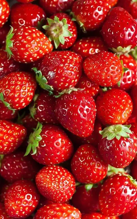 fresh strawberries